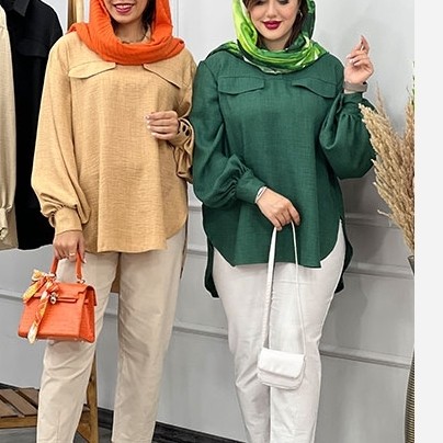 مانتو شومیزی تابستانی جلوبسته