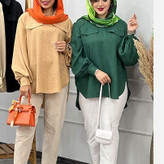 مانتو شومیزی تابستانی جلوبسته