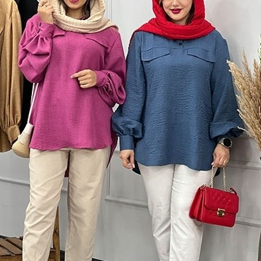 مانتو شومیزی تابستانی جلوبسته