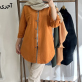 شومیز مانتویی زنانه تابستانه نخی