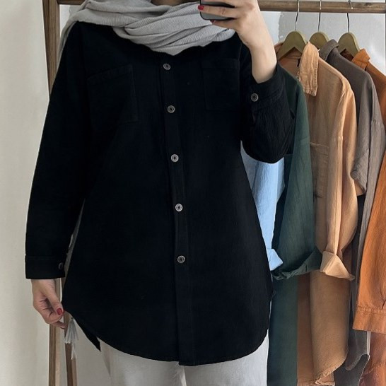 شومیز مانتویی زنانه تابستانه نخی