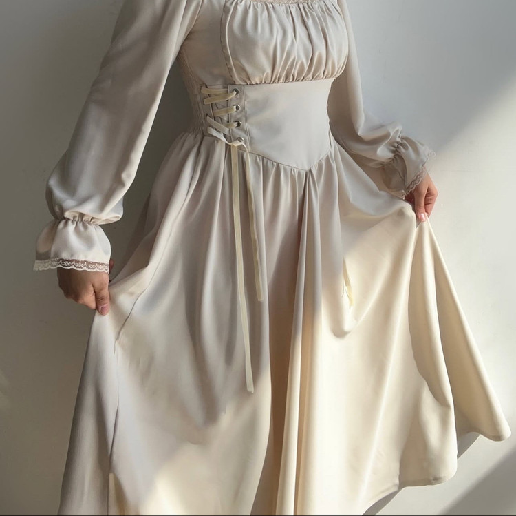 پیراهن زنانه مجلسی مدل الیزابت صدفی